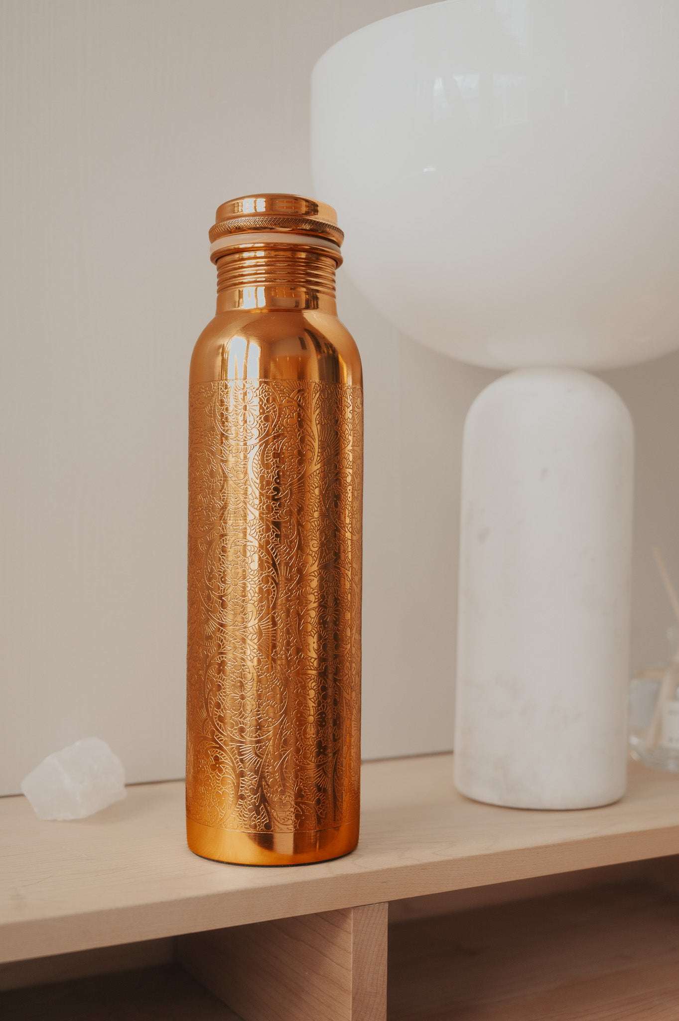 Copper Specialist Kuparipullo kaiverrettu 950ml
