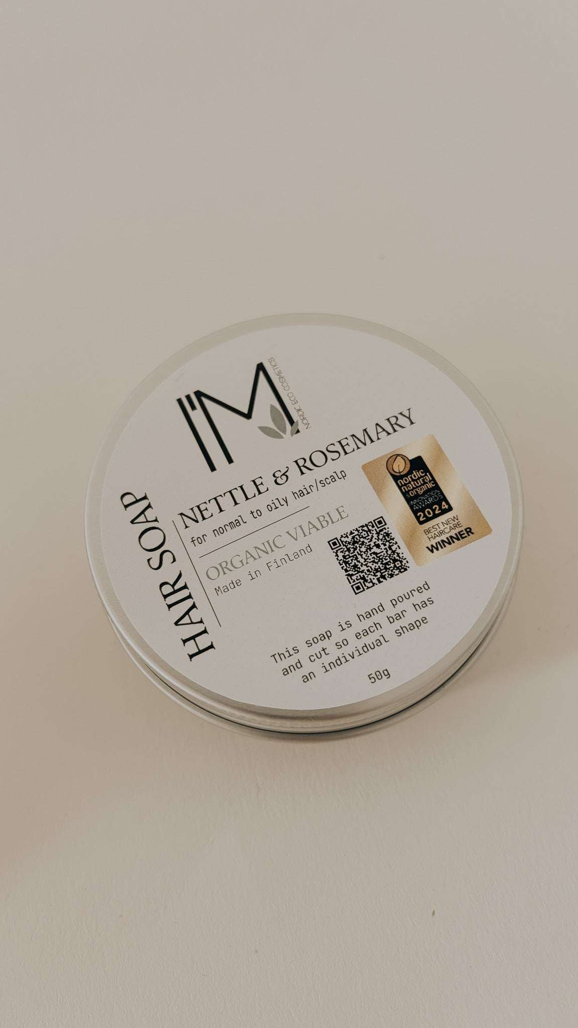 I'M Nordic Eco Nettle & Rosemary Hair Soap, 40g