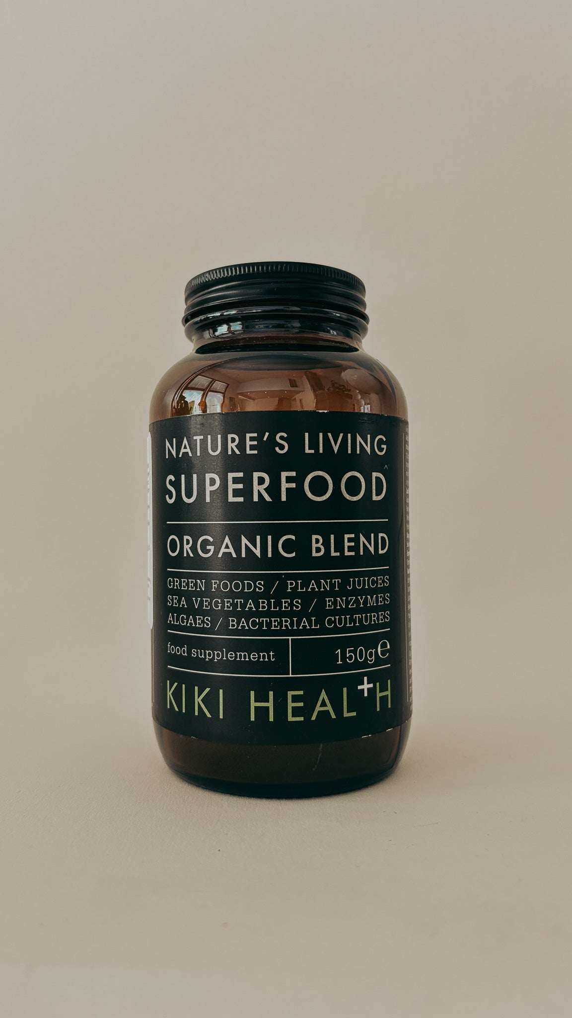 Kiki Heal+h Nature's Living Superfood -viherjauhe, 150g