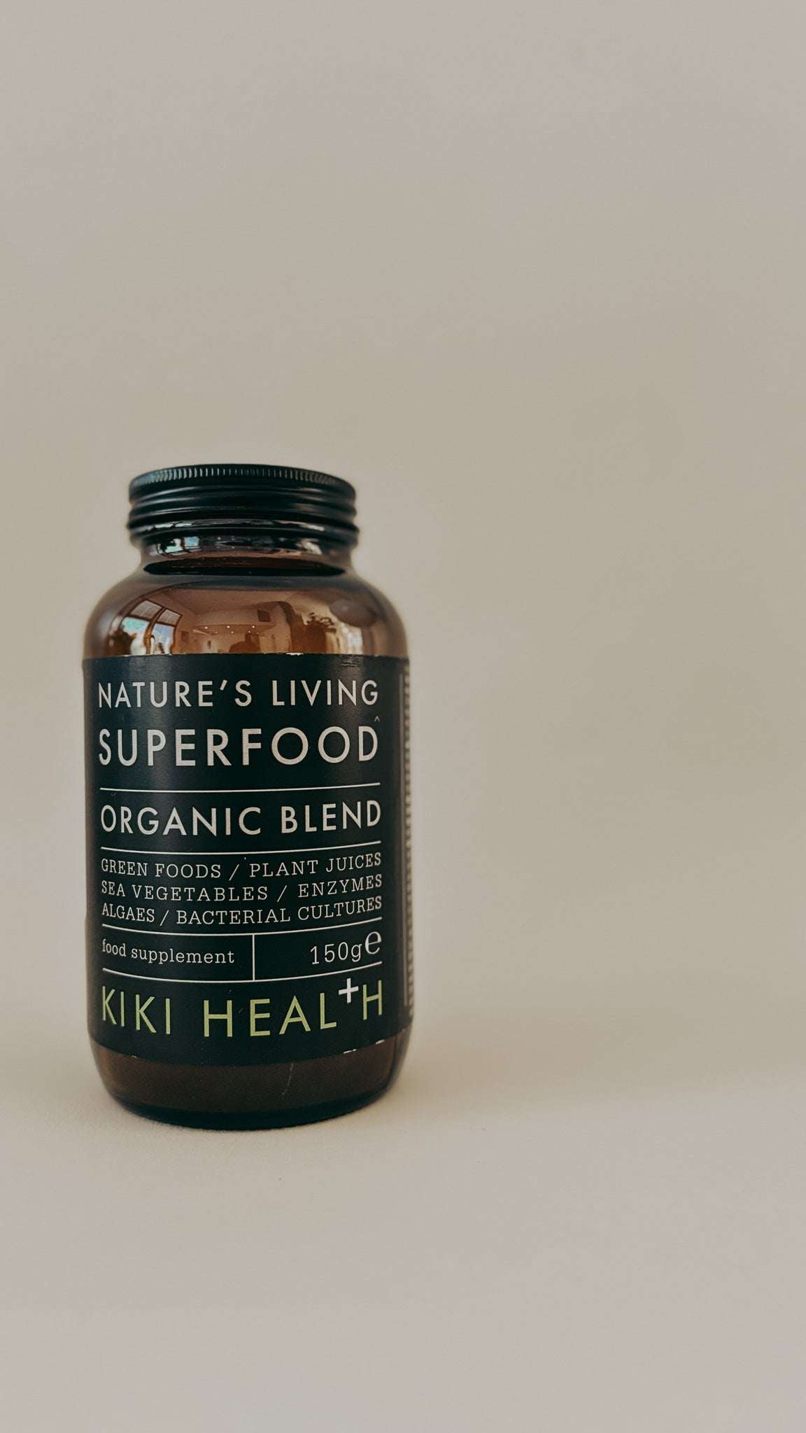 Kiki Heal+h Nature's Living Superfood -viherjauhe, 150g