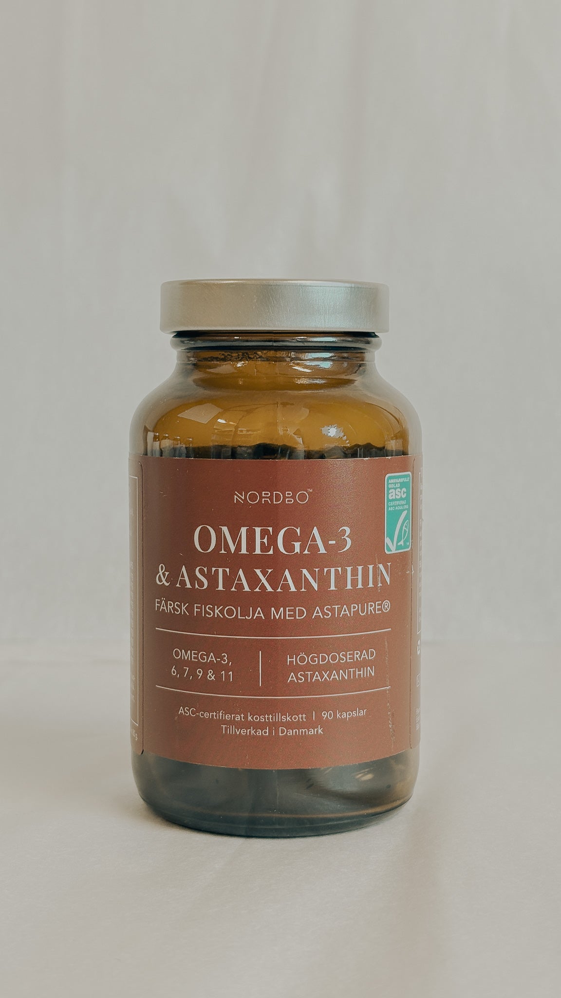 NORDBO Omega3 + Astaxanthin, 90kaps