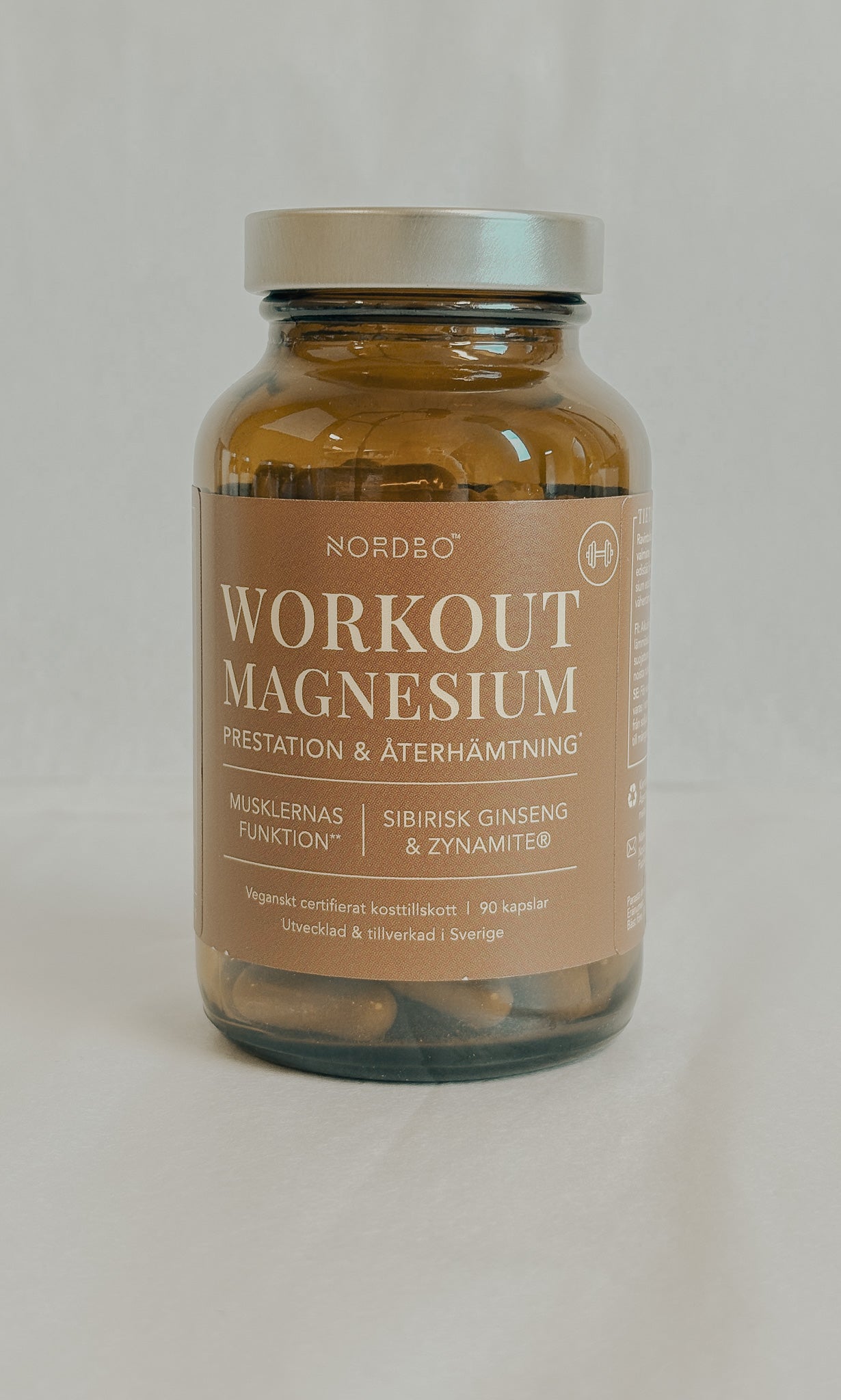 NORDBO Workout Magnesium, 90 kaps