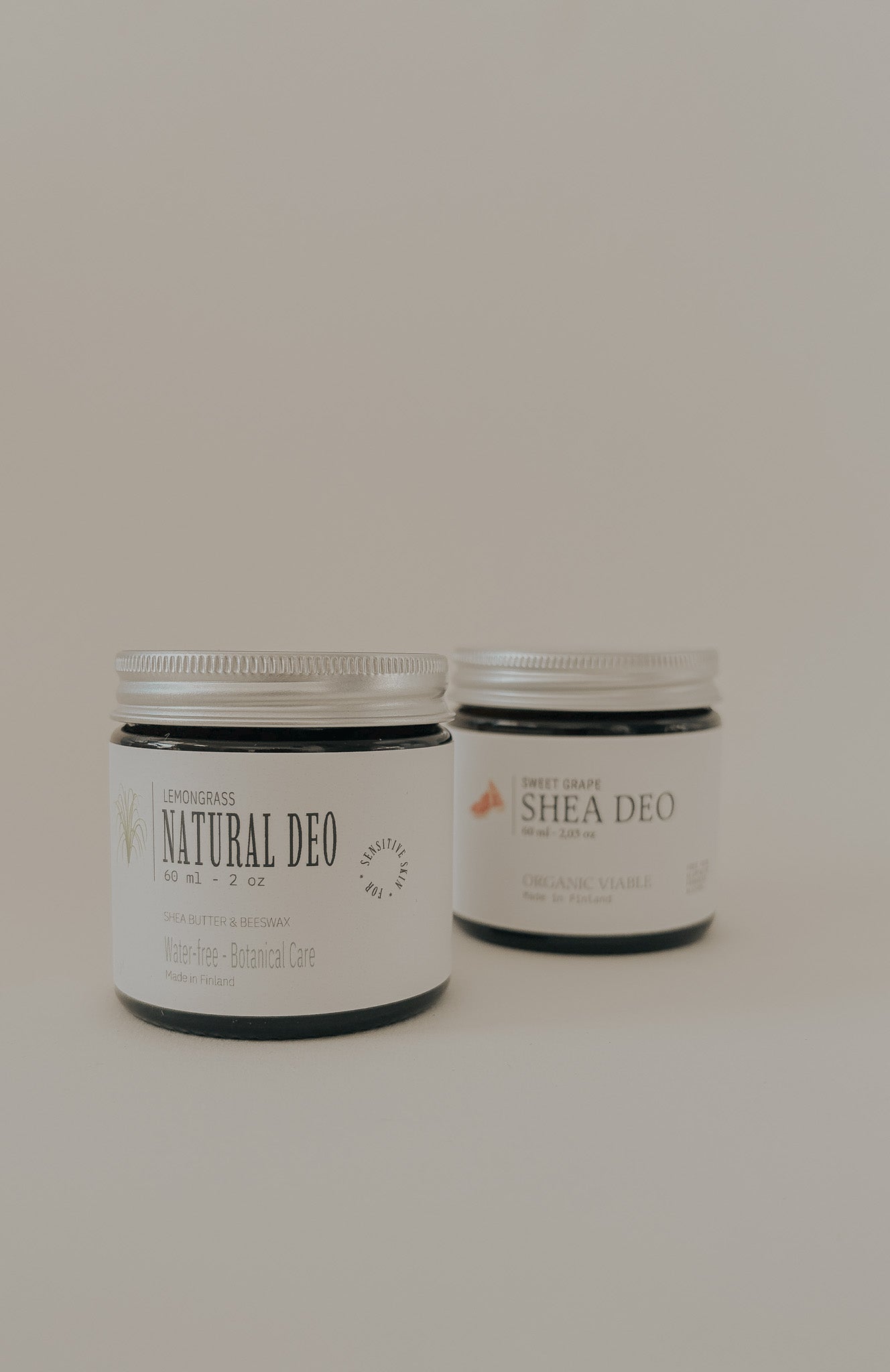 I'M Nordic Eco Shea Deo Lemongrass PURELA deodorantipakkaus 60ml, luonnollinen shea-vahalla ja sitruunaruoholla.