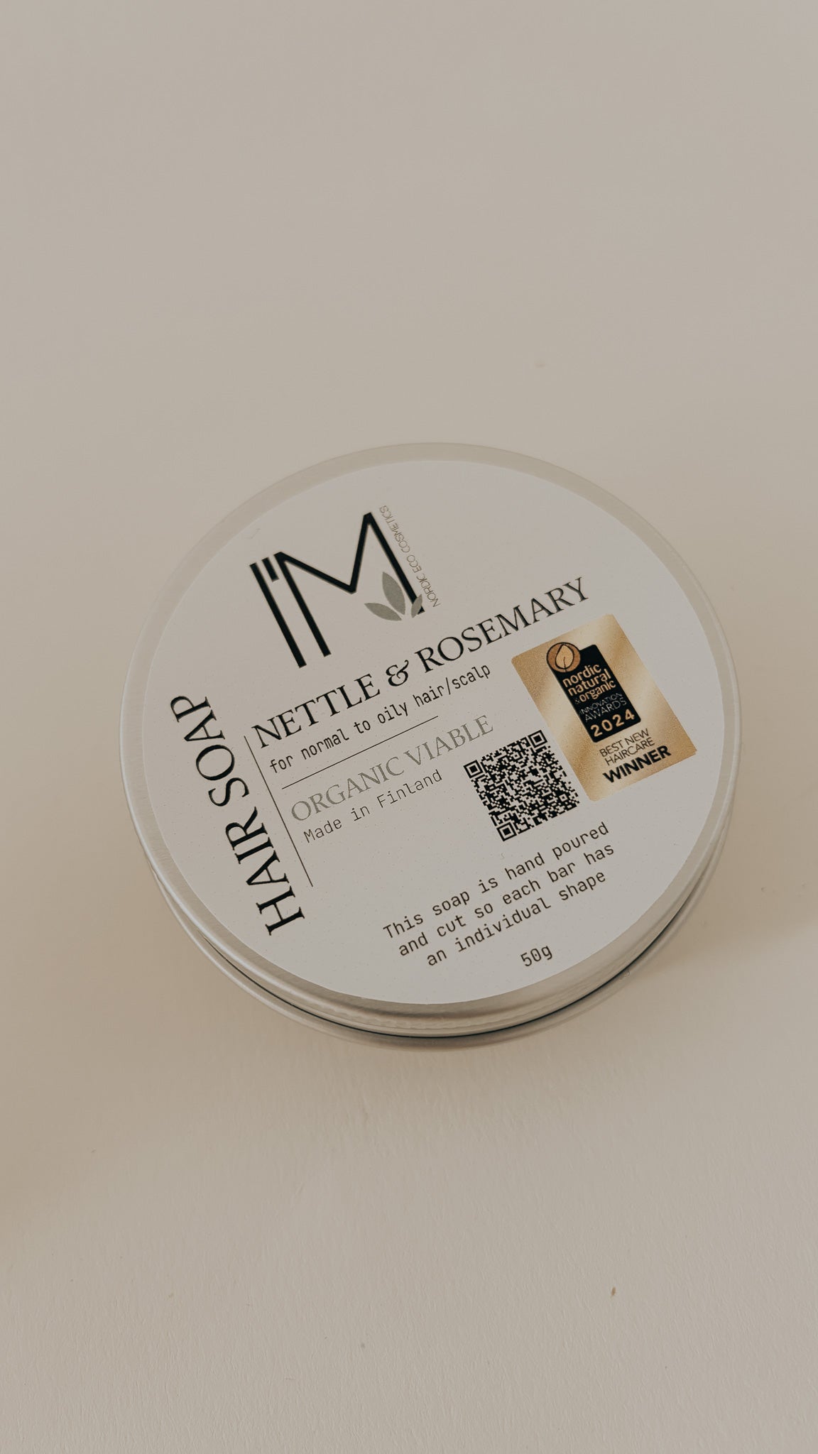I'M Nordic Eco Nettle & Rosemary Hair Soap, 40g