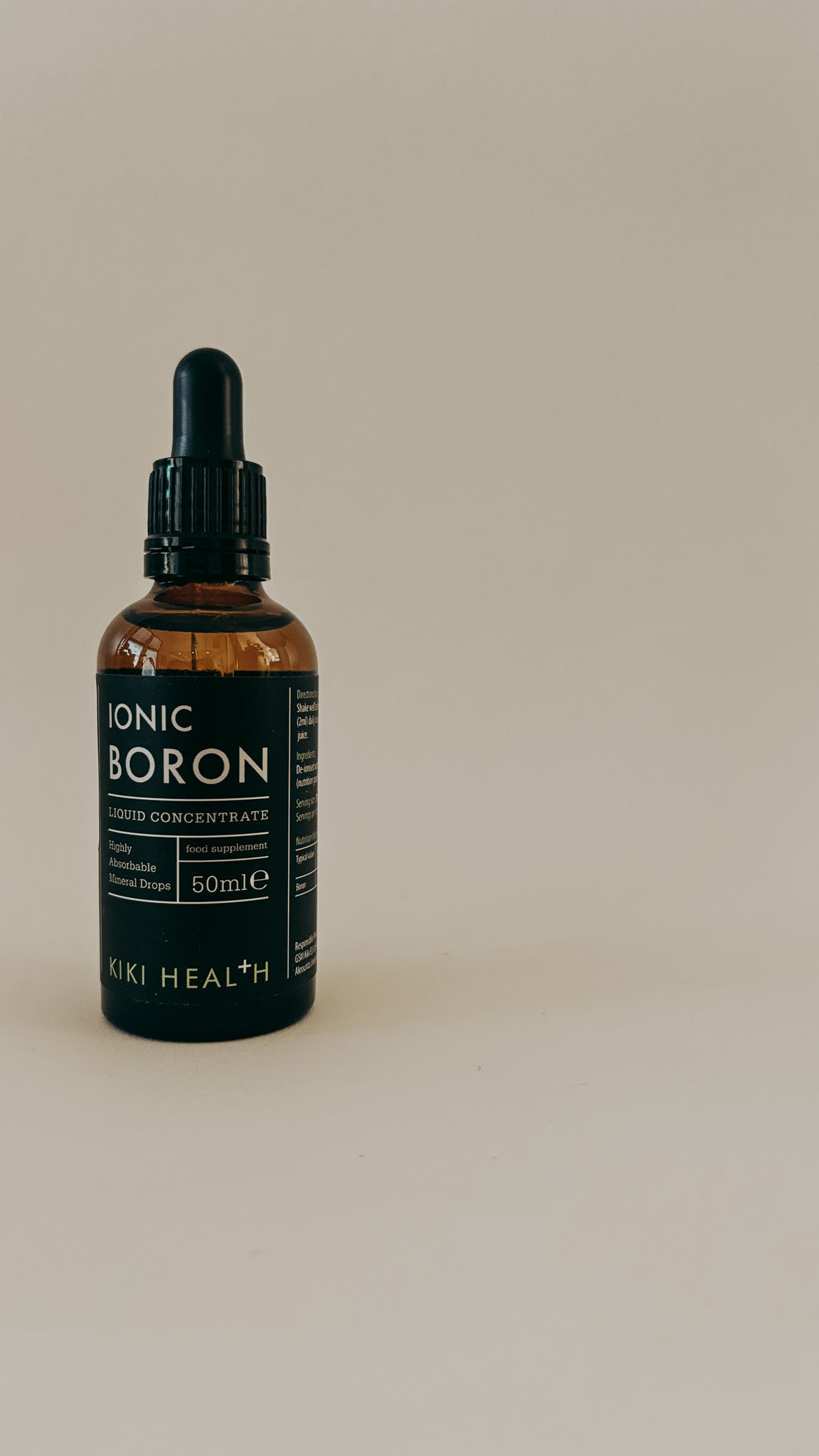 Kiki Heal+h Ionisoitu Boori, 50ml