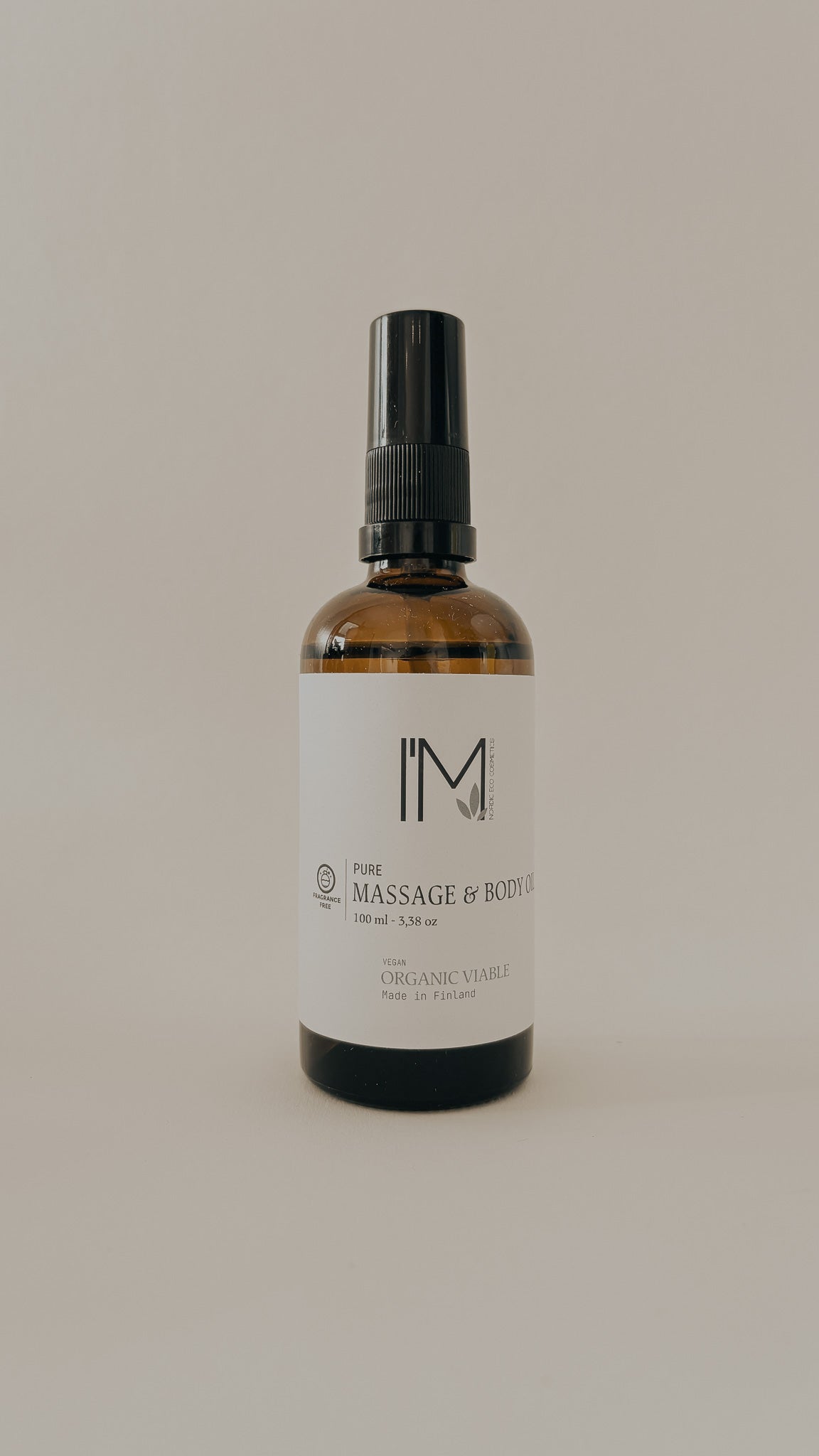 I'M Nordic Eco Massage & Body Oil Pure, 100ml