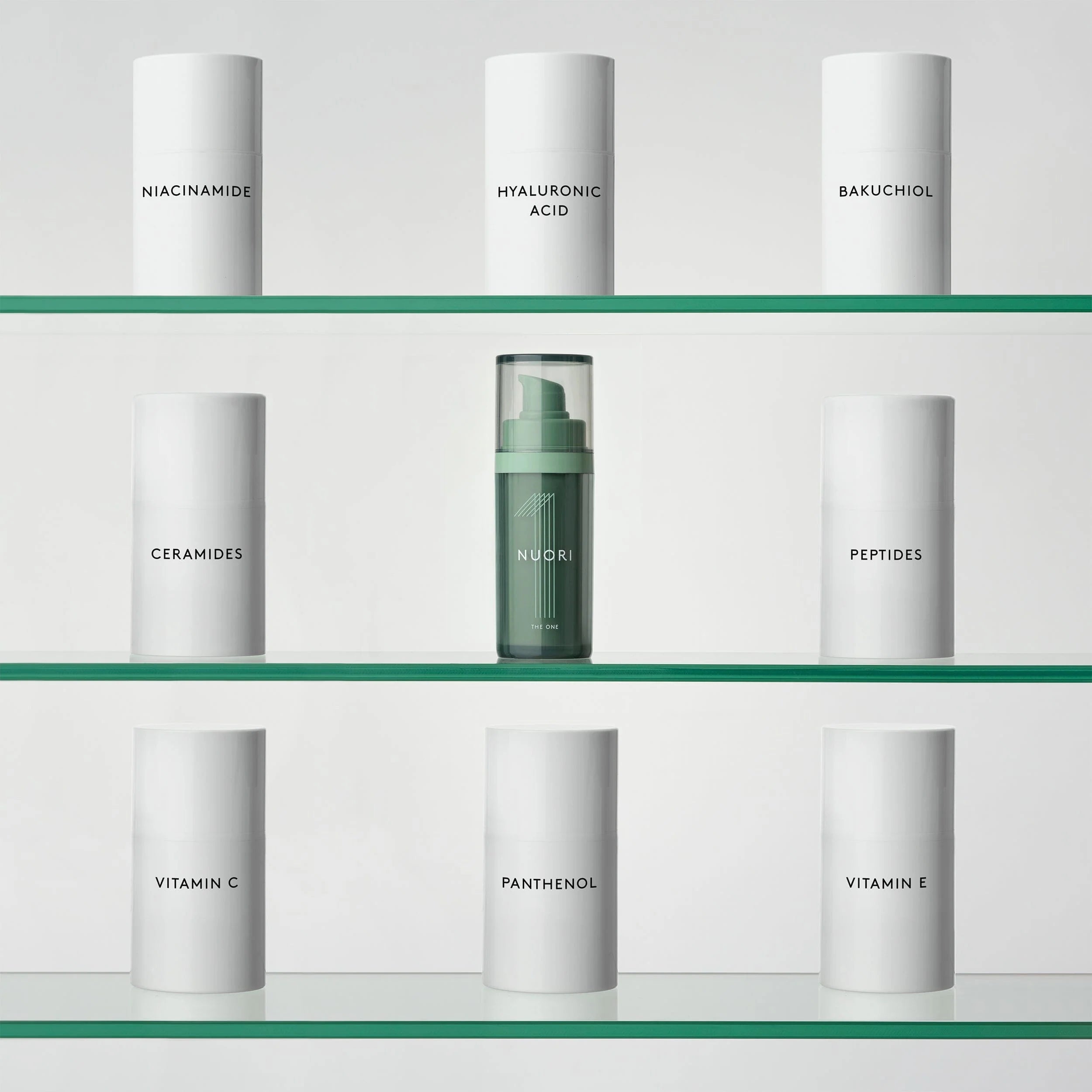 NUORI The One 30ml kasvoöljypullo, puhdas ja luonnollinen ihonhoitotuote PURELA-merkkisenä.