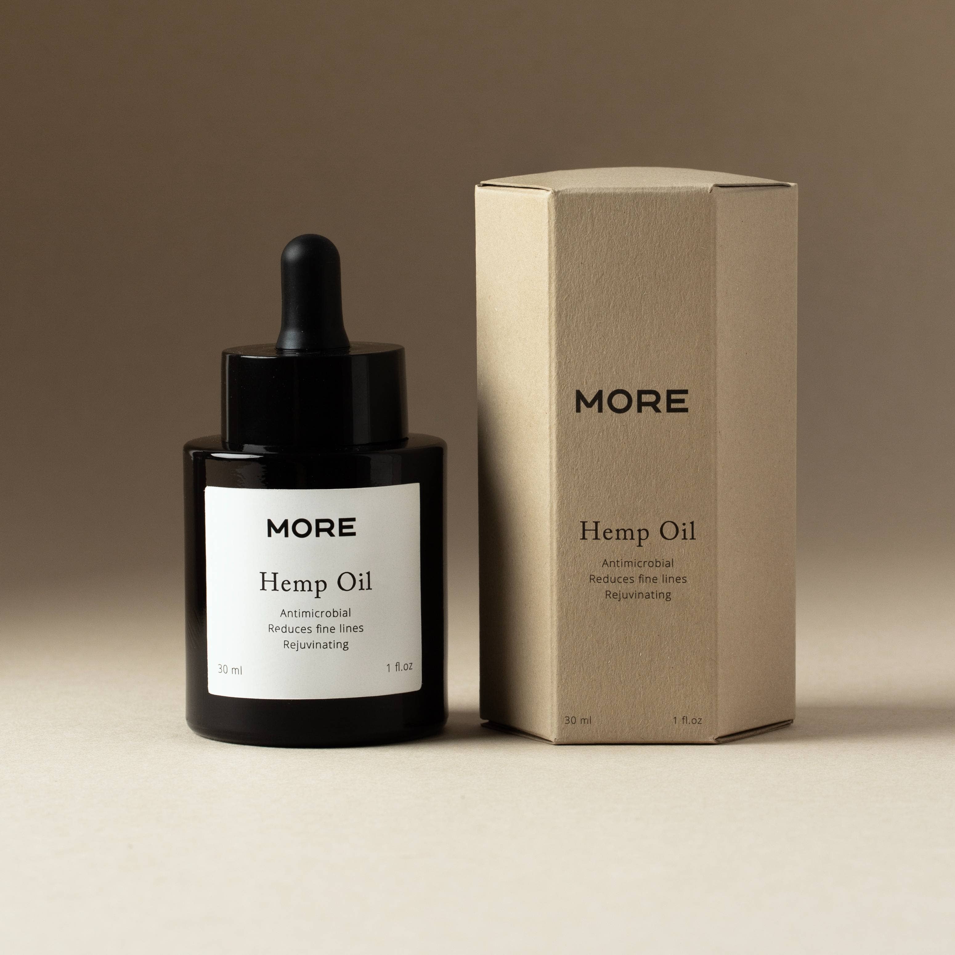 More - Hemp Seed Oil | 100% Organic & Cold Pressed - 30 ML