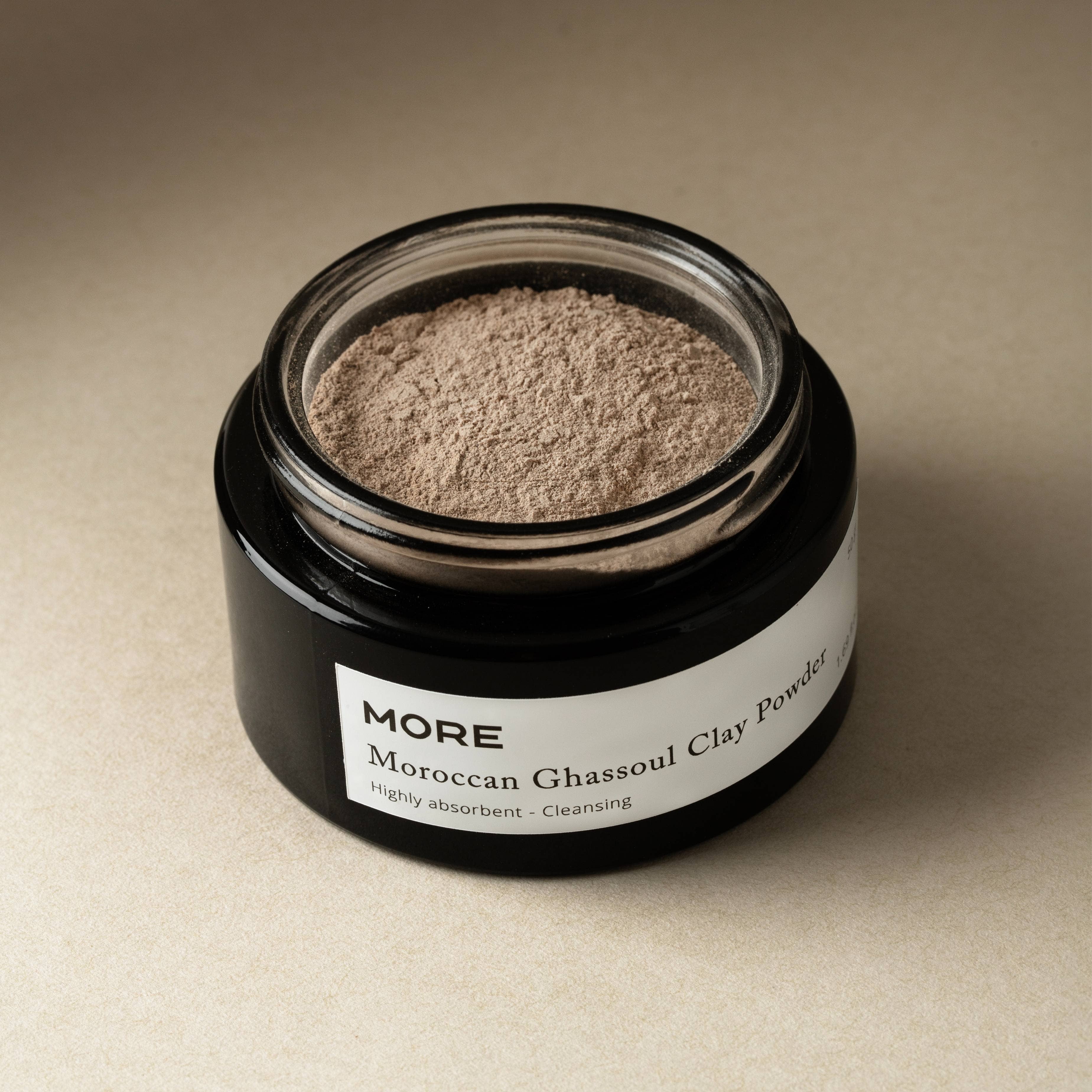 More - Moroccan Ghassoul Clay Powder | 100% Natural - 50 GR