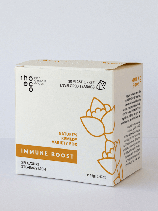 Rhoeco Nature's Remedy Collection Immune Boost Purela -vitamiinivalmiste, luonnollinen immuunijärjestelmän tuki, kapselit.
