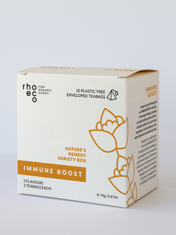 Rhoeco Nature's Remedy Collection Immune Boost Purela -vitamiinivalmiste, luonnollinen immuunijärjestelmän tuki, kapselit.